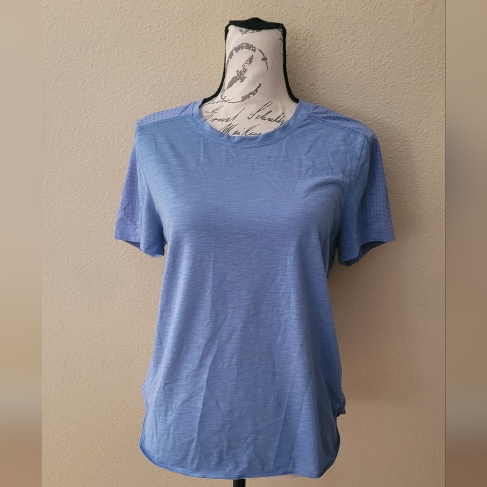 Sweaty Betty Light Blue Short Sleeve Active Tee